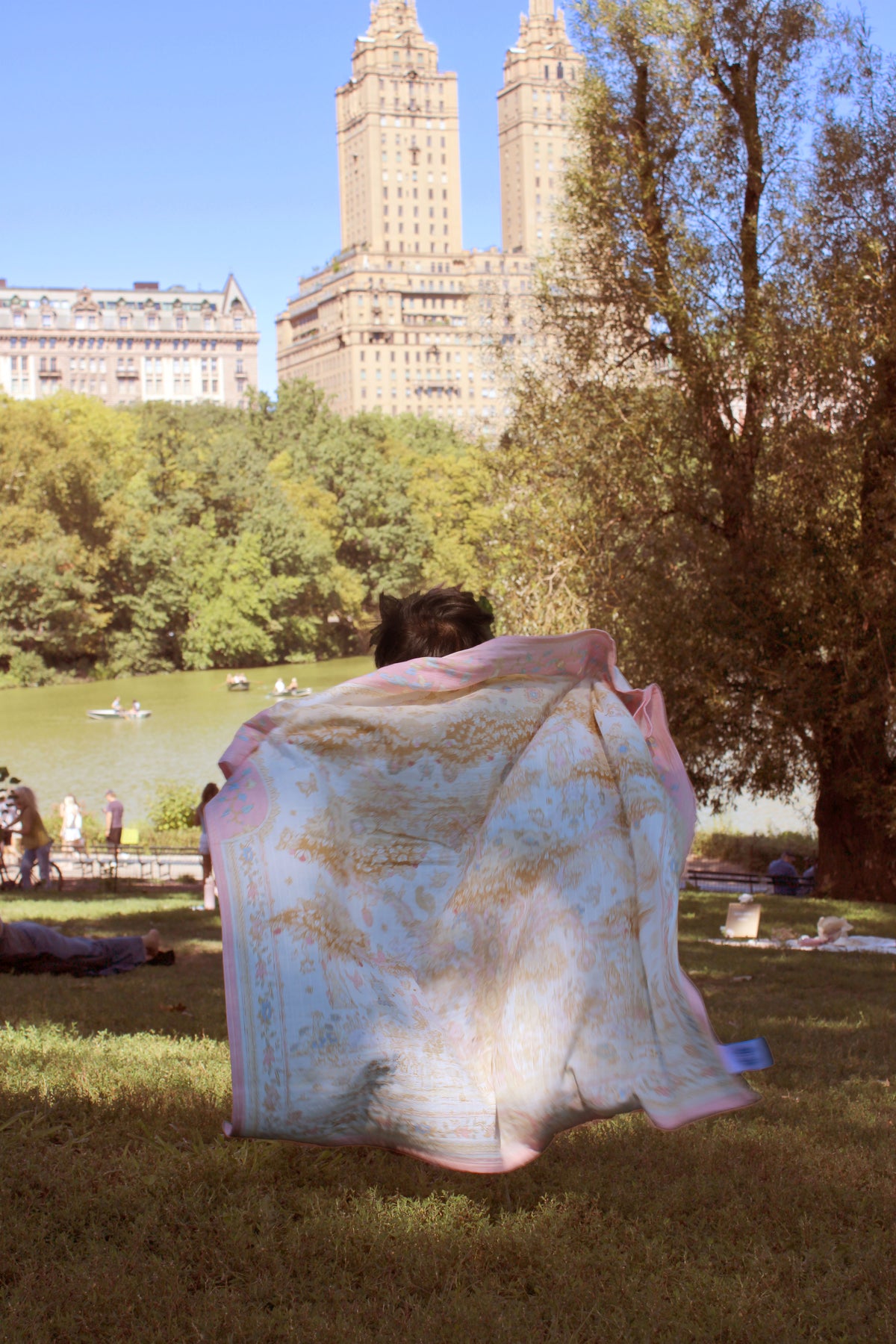 Tree of Love Baby Blanket - Rose Garden
