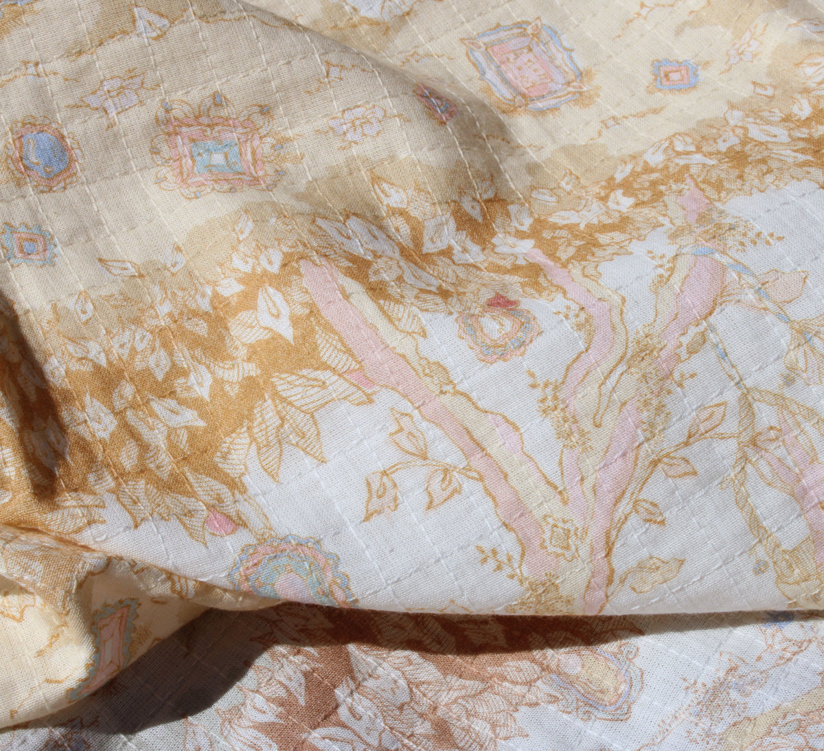 Tree of Love Baby Blanket - Rose Garden