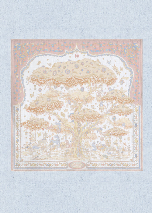 Tree of Love Baby Blanket - Rose Garden